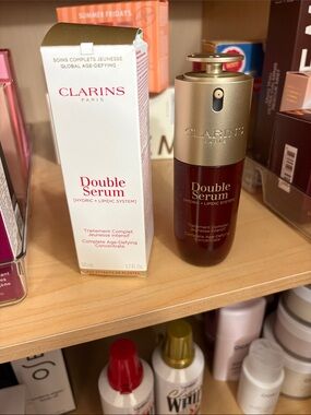 Clarins Double Serum - Red Bottle with Gold Top